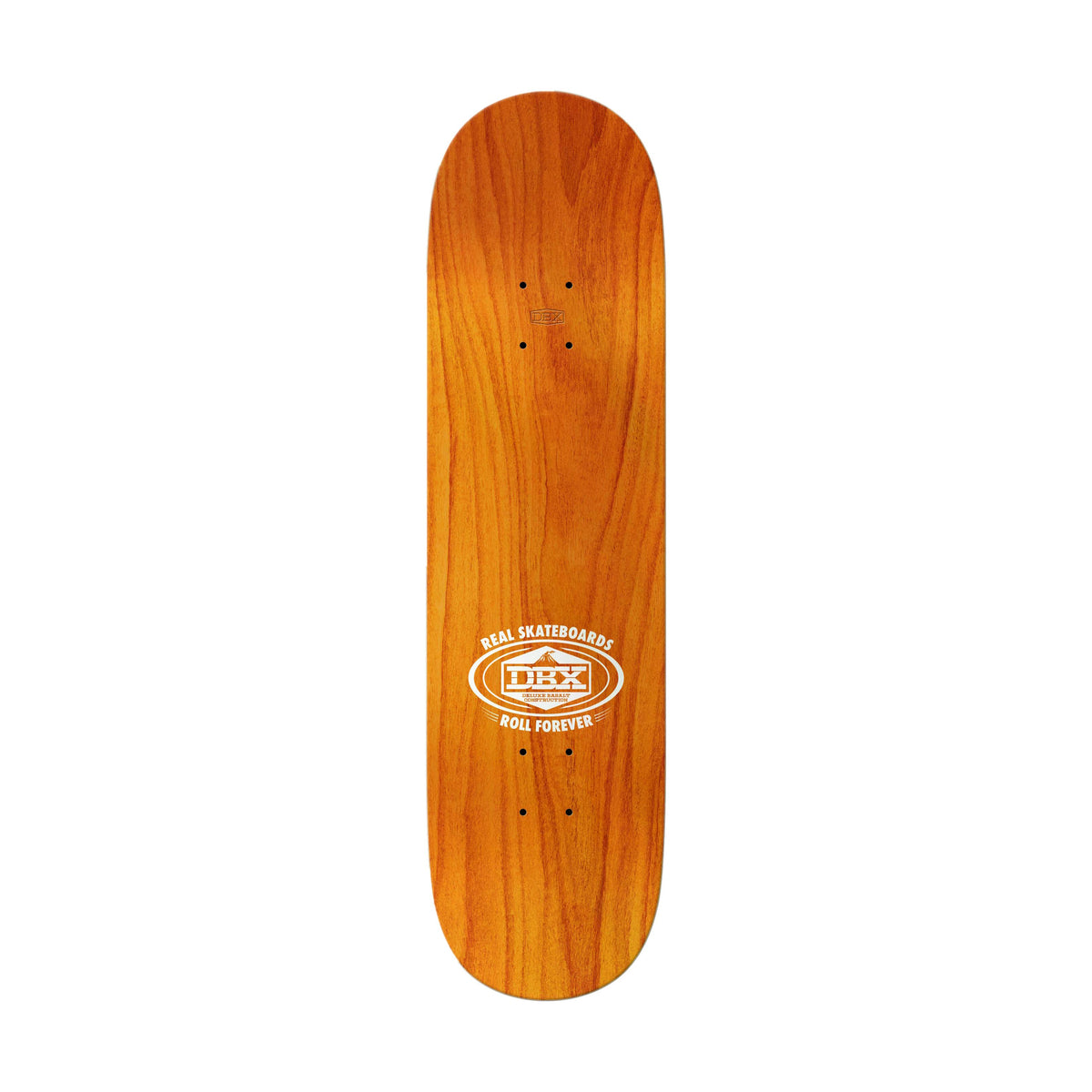 Real DBX Oval Yellow Foil 8.38" Full Deck - Venue Skateboards