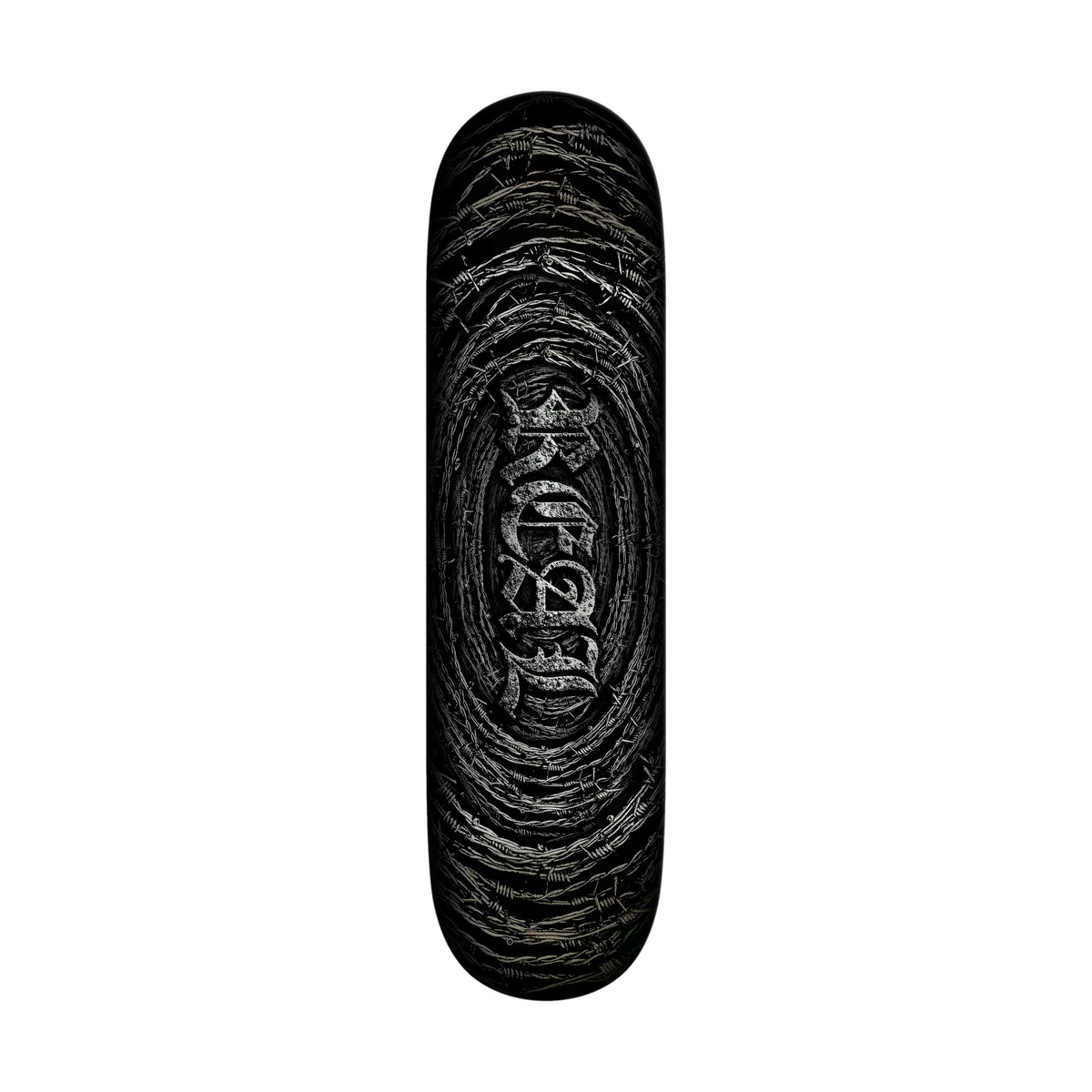 Real Team Barbed Wire Foil Oval 8.125" Deck - Venue Skateboards