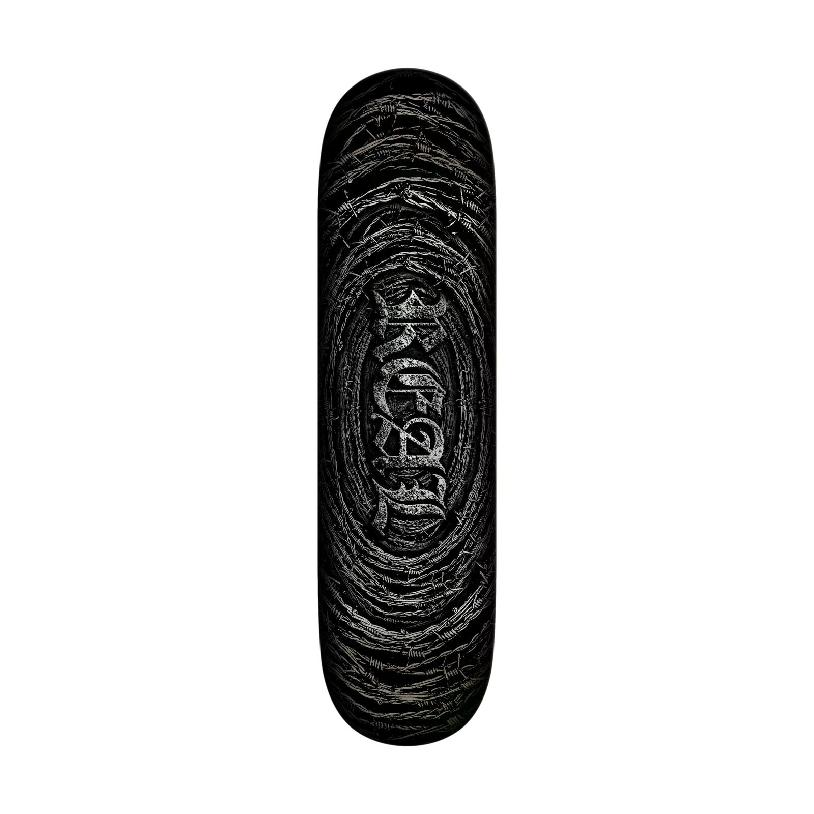 Real Team Barbed Wire Foil Oval 8.125" Deck - Venue Skateboards