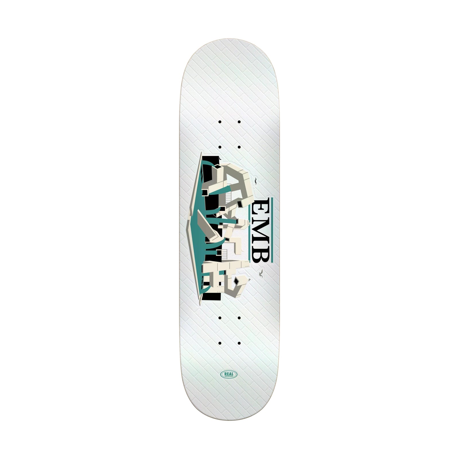 Real Team EMB 8.25" Deck - Venue Skateboards