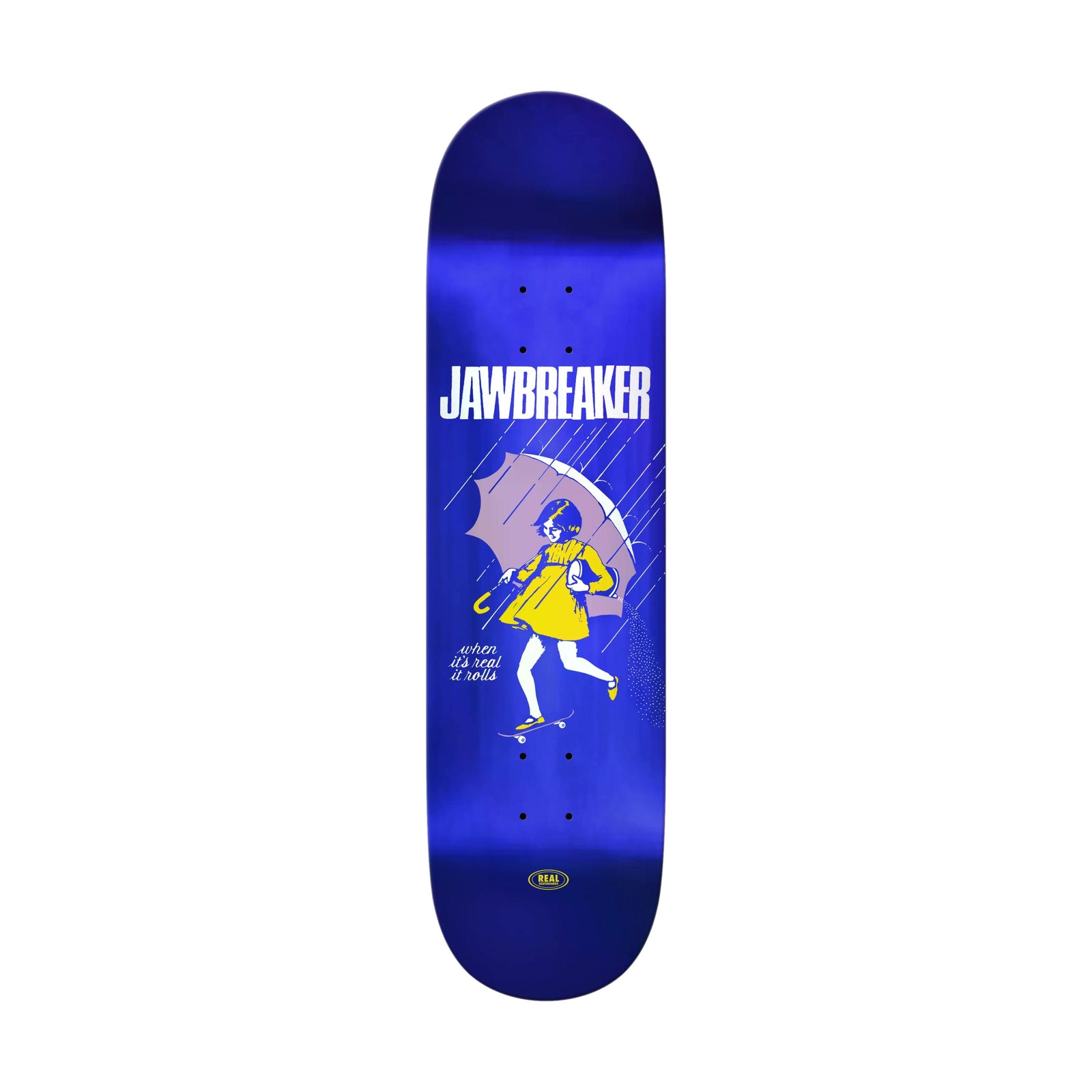 Real Mason X Jawbreaker Blue Foil 8.25" Deck - Venue Skateboards