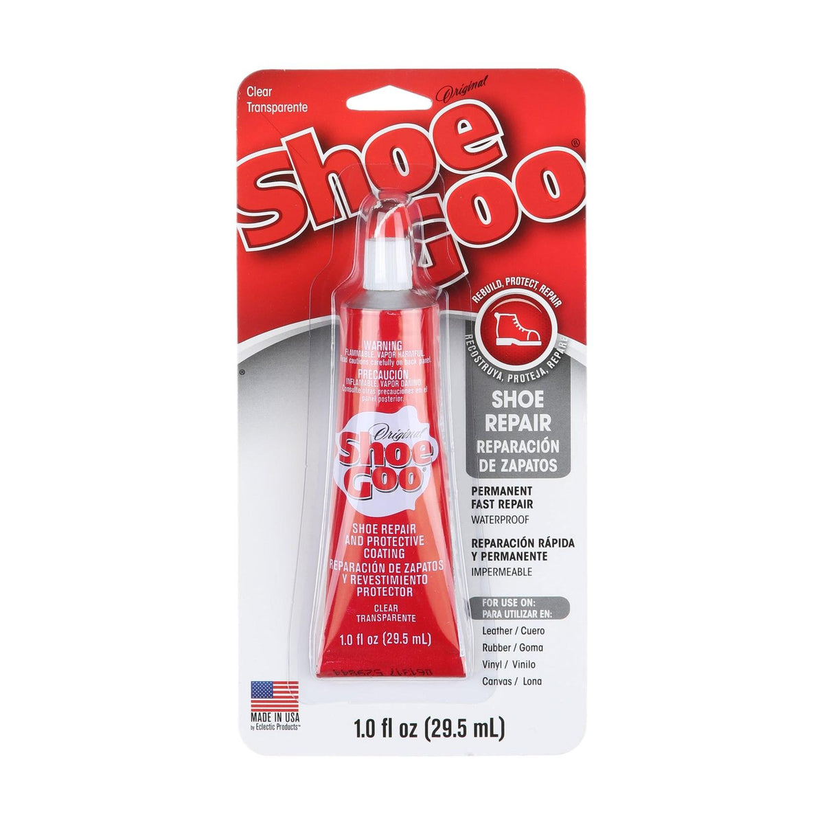Shoe Goo Tube Small 1oz Clear - Venue Skateboards