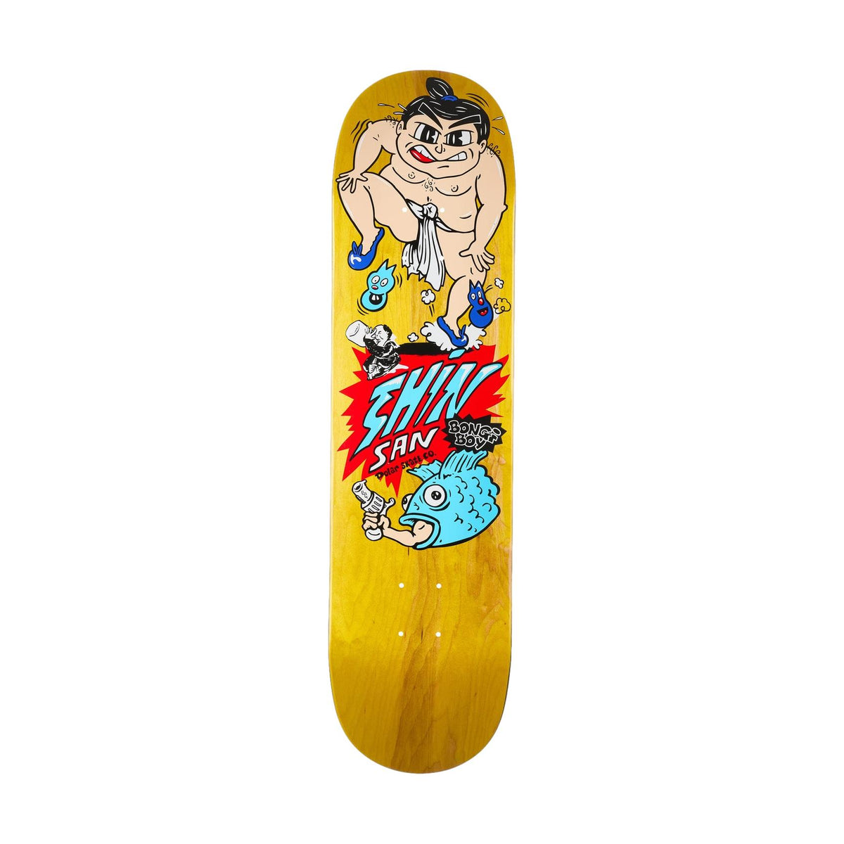 Polar Shin Sanbongi Bongi Boy Yellow 8.0" Deck - Venue Skateboards