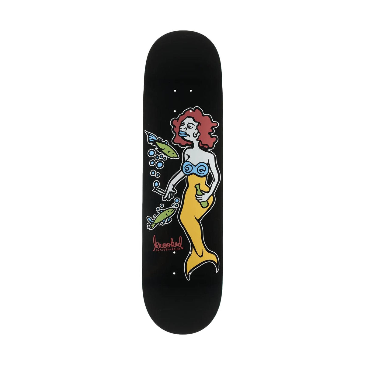 Krooked Mermaid Black DBX 8.25" Deck - Venue Skateboards