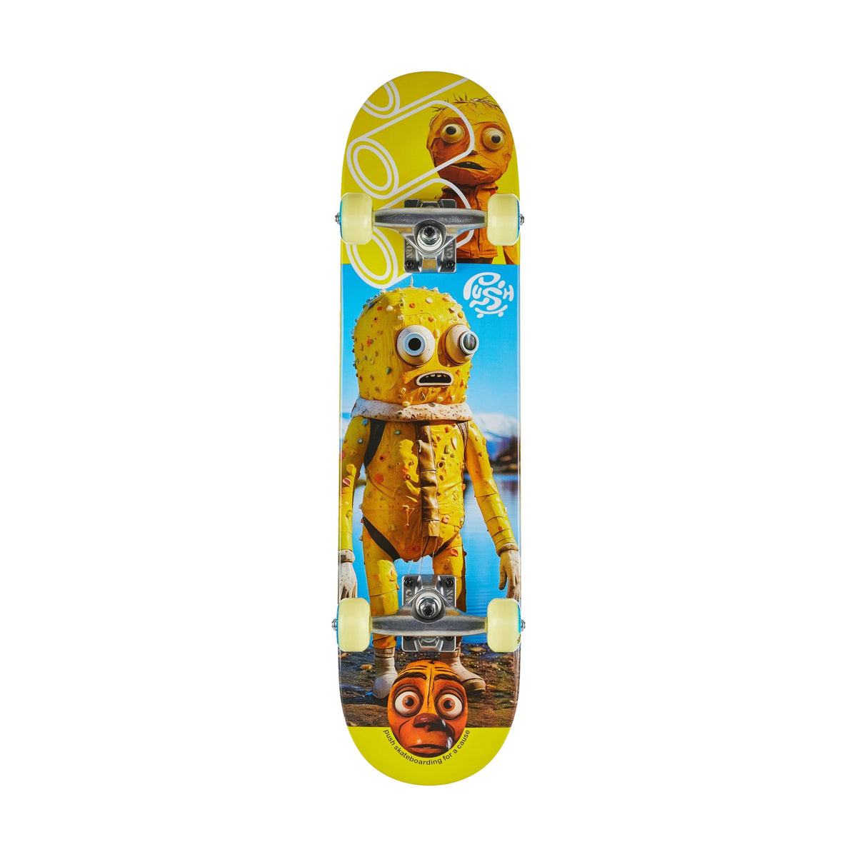 Push Yellow Man 7.25" Complete