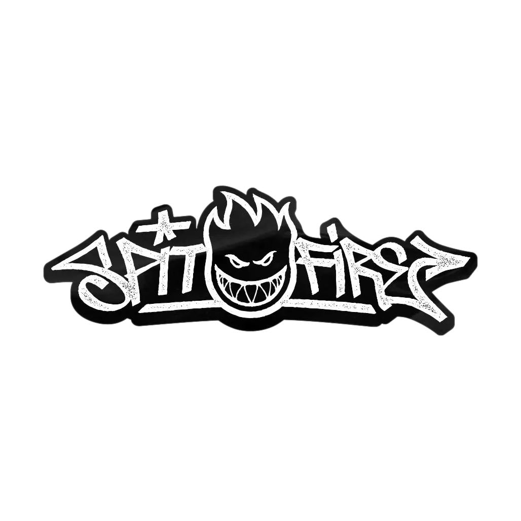 Spitfire Vinz Sticker Small Black/White _ Venue Skateboards