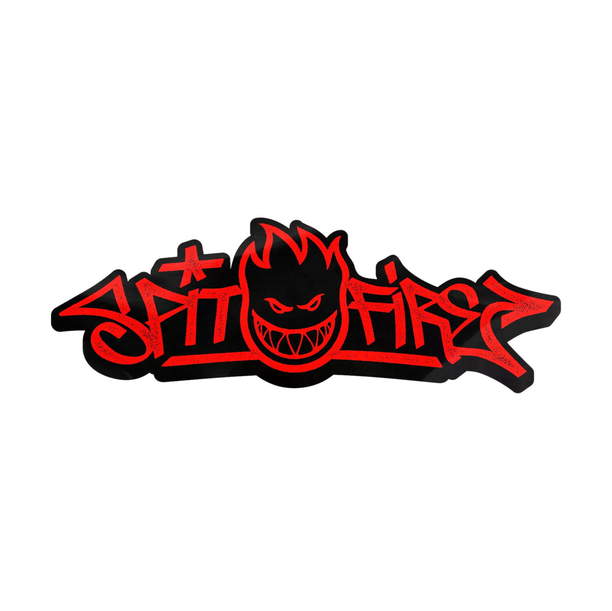 Spitfire Vinz Sticker Medium Black/Red - Venue Skateboards