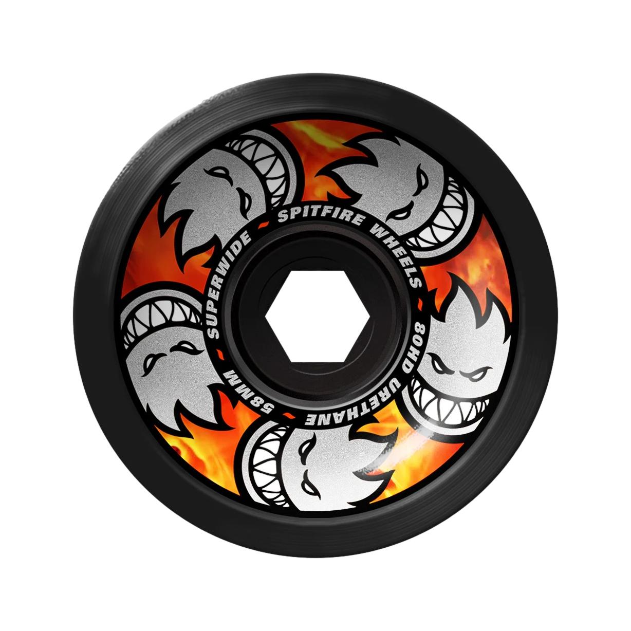 SF 80HD Superwides Multiball Black 58mm Wheels | Venue Skateboards