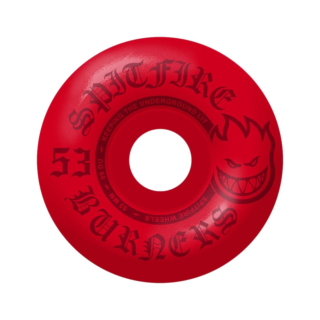 SF Burner 99Du 53mm Red Wheels - Venue Skateboards