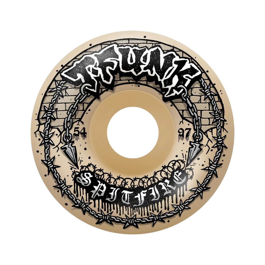 SF F497 T-Funk Raw Radial Full Natural 54mm Wheels - Venue Skateboards