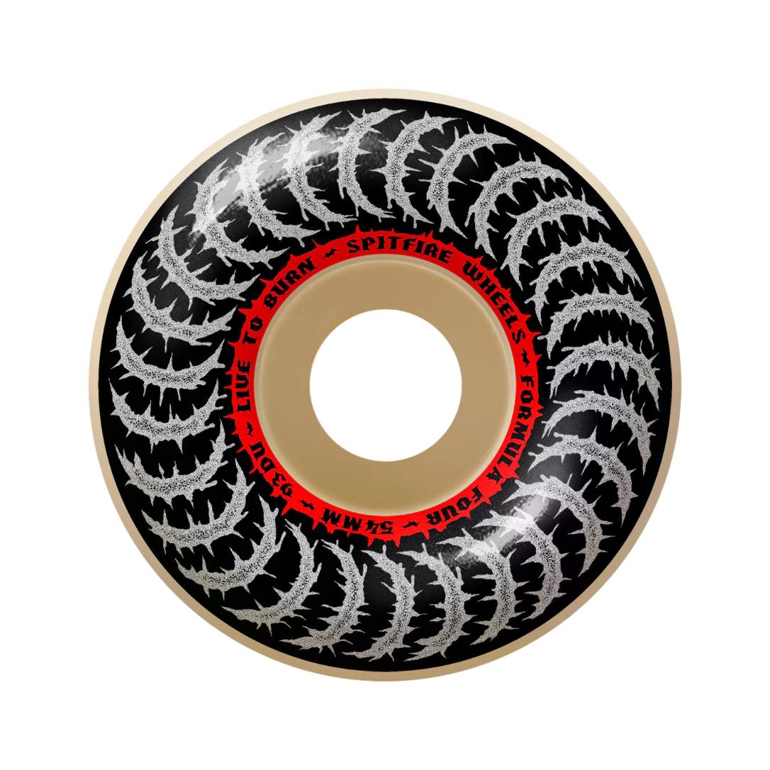 SF F493 Deathmask II Classic Swirl 54mm Wheels - Venue Skateboards
