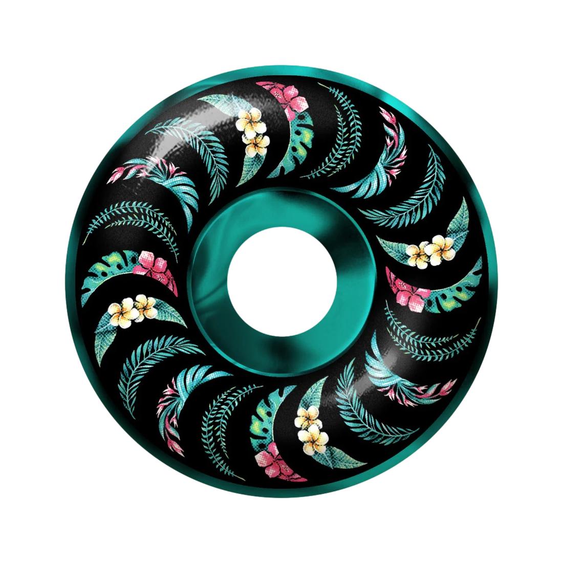 SF F499 Floral Teal/Black Classic Swirl 53mm Wheels - Venue Skateboards