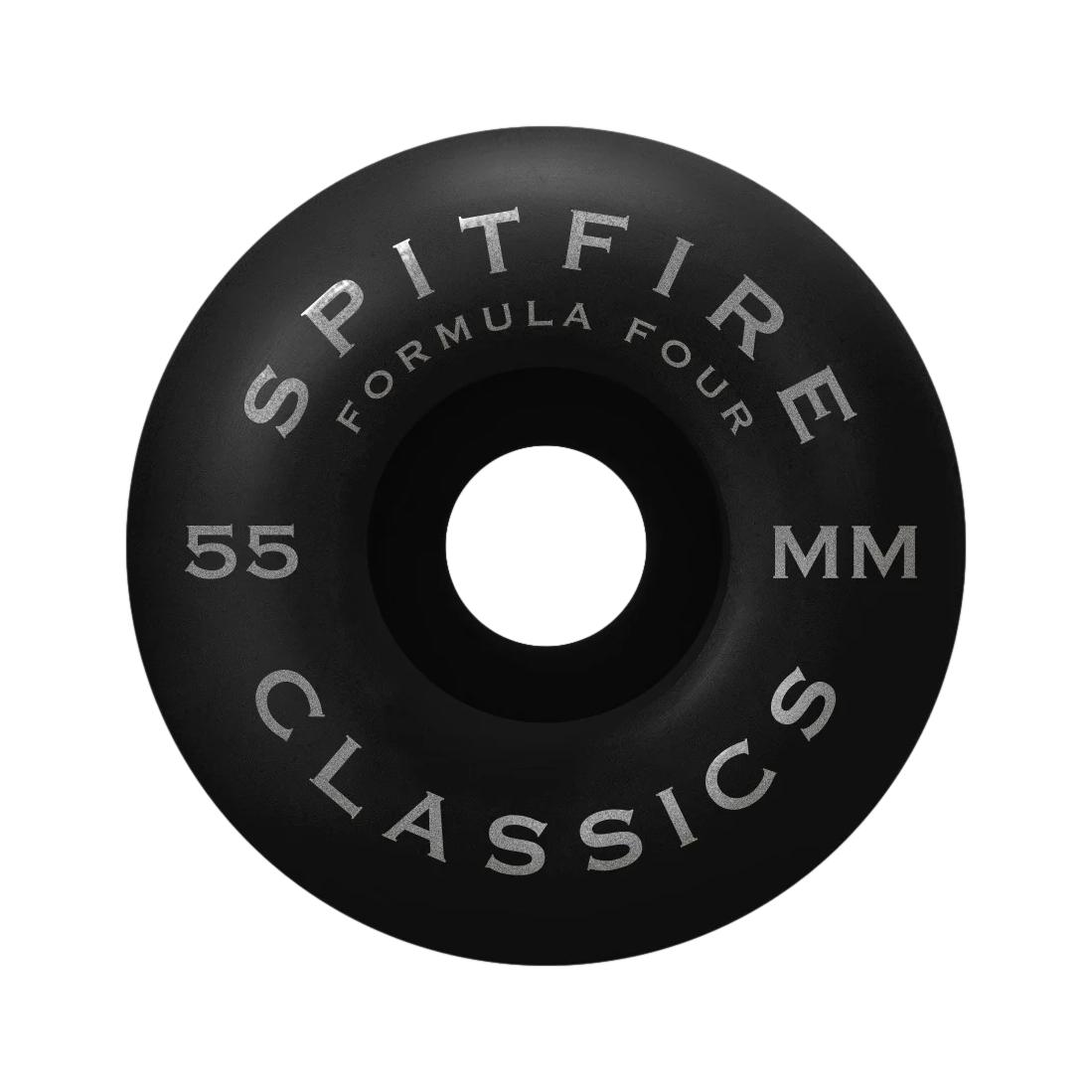 SF F499 Floral Black Classic Swirl 55mm Wheels - Venue Skateboards