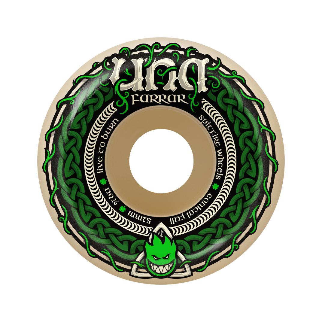 SF F4 97 Una Trinity Conical Full Natural 52mm Wheels - Venue Skateboards