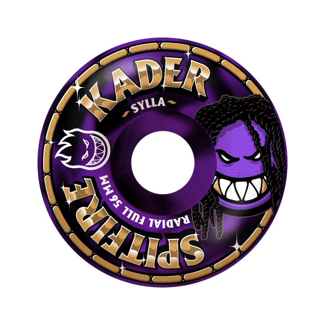 SF F4 99 Kader Rolly Radial Full Black/Purple Swirl 56mm Wheels - Venue Skateboards