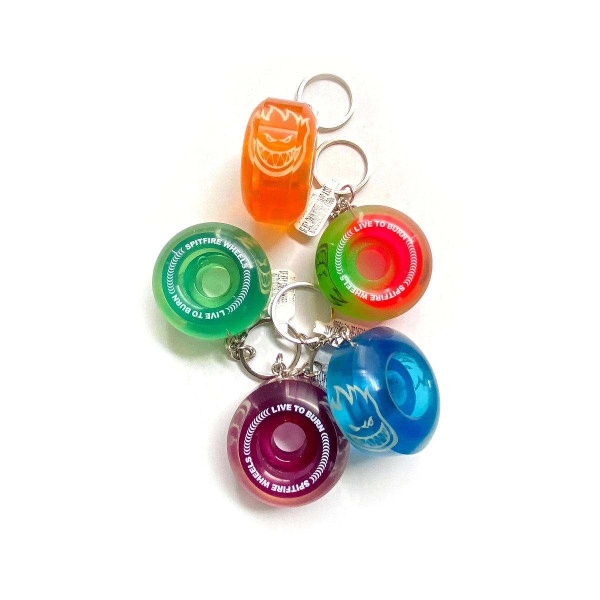 Spitfire Sapphire Keychain Wheel Assorted Colors