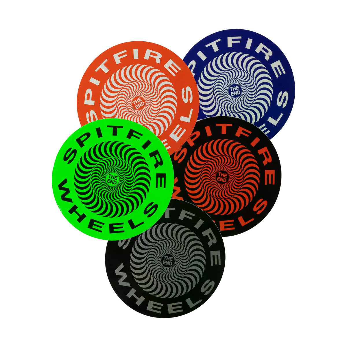 Spitfire Classic Logo Sticker Medium 4.5' - Venue Skateboards