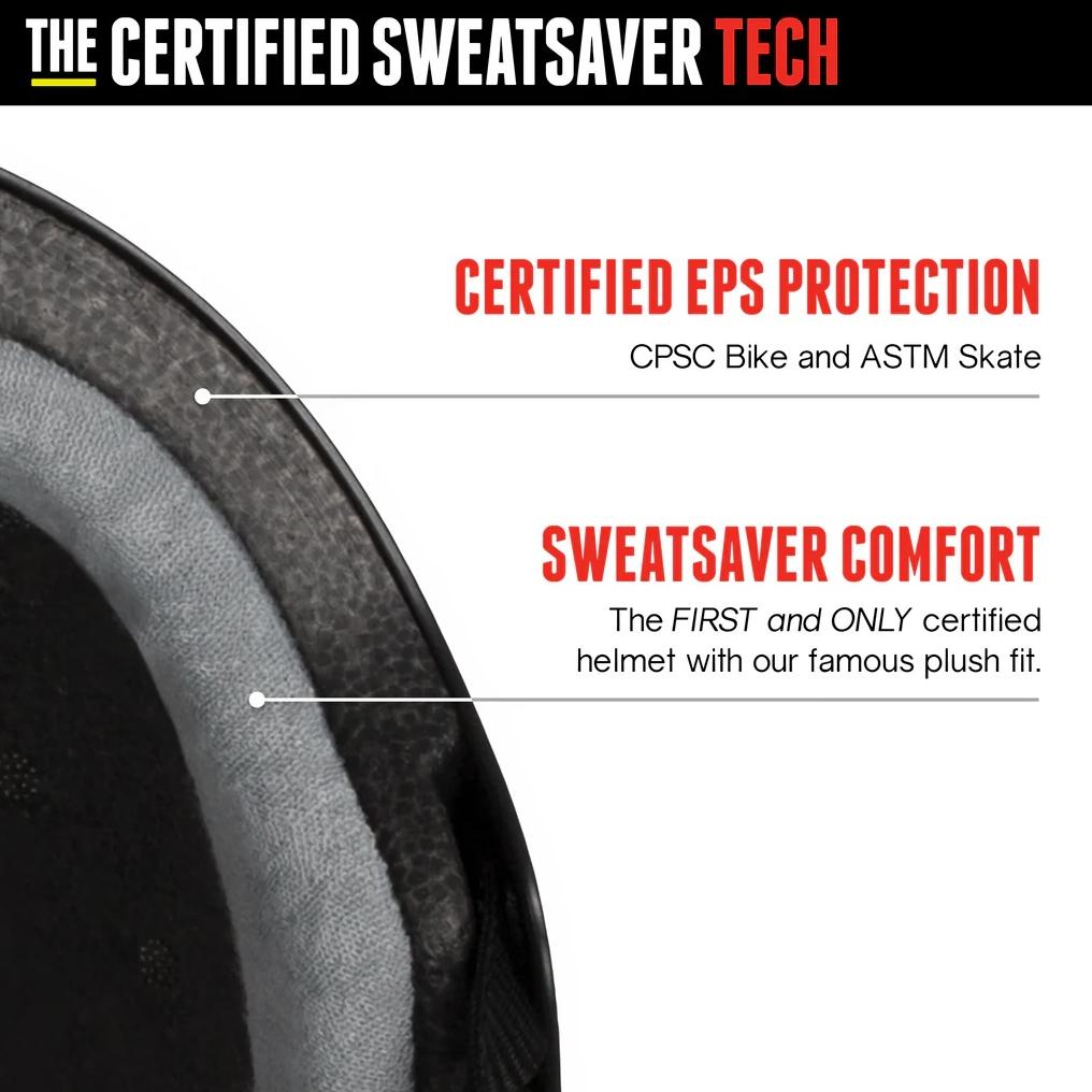 Triple 8 Certified Sweatsaver Helmet Tech - Venue Skateboards