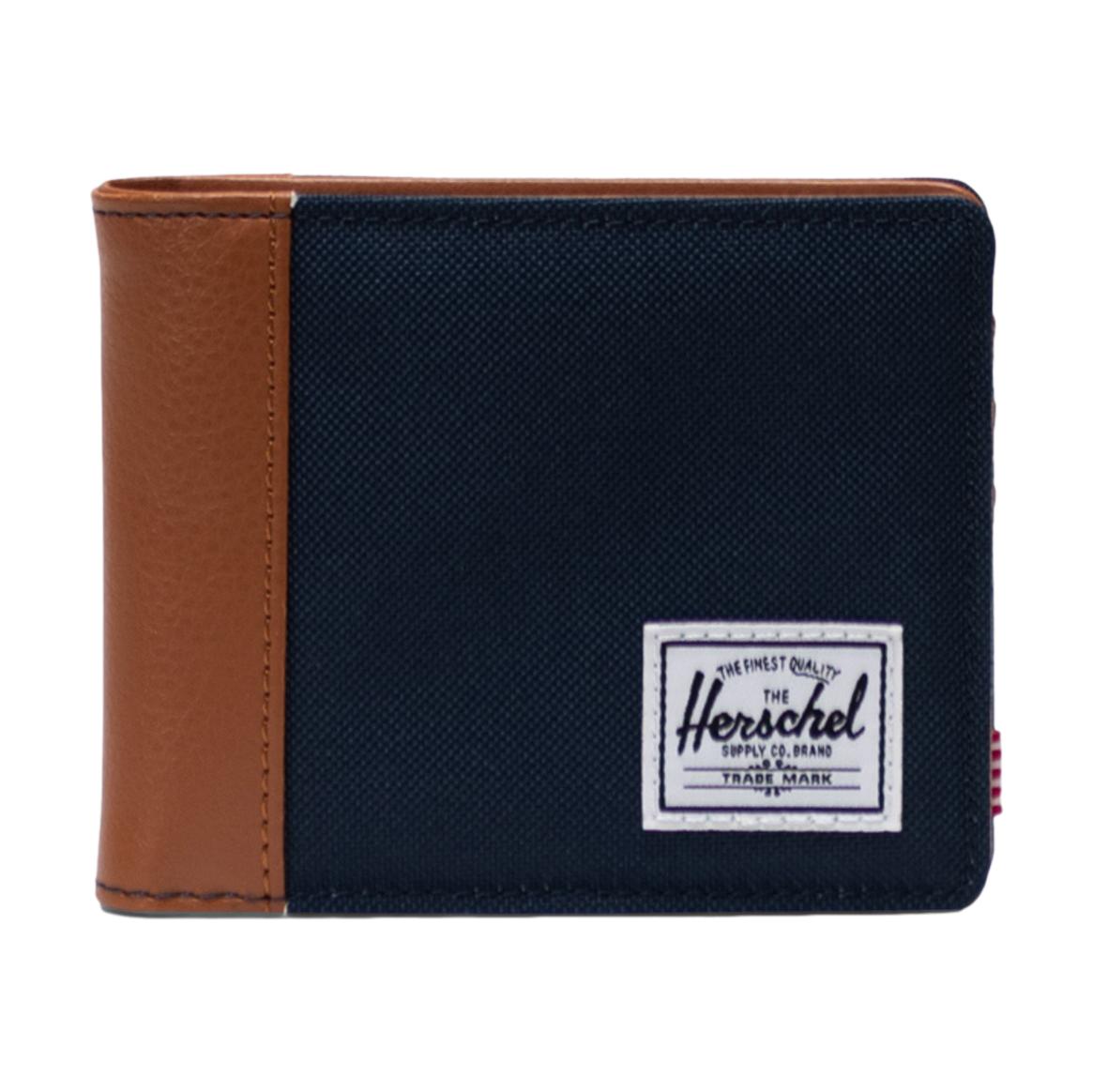 Herschel Hank Wallet Navy/Tan - Venue Skateboards