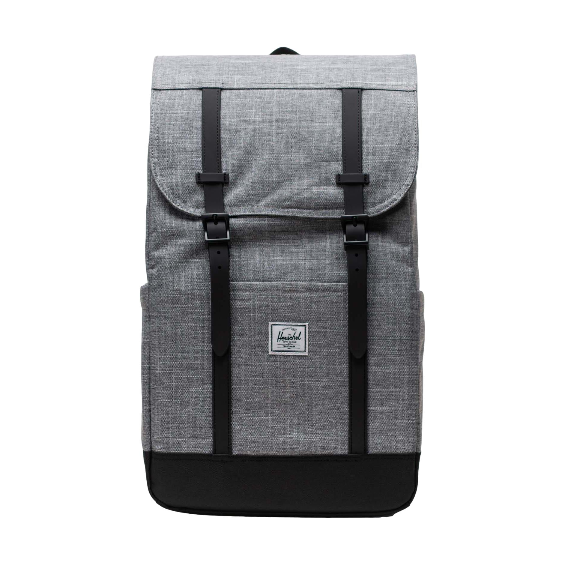 Herschel Retreat Backpack Raven Crosshatch - Venue Skateboards