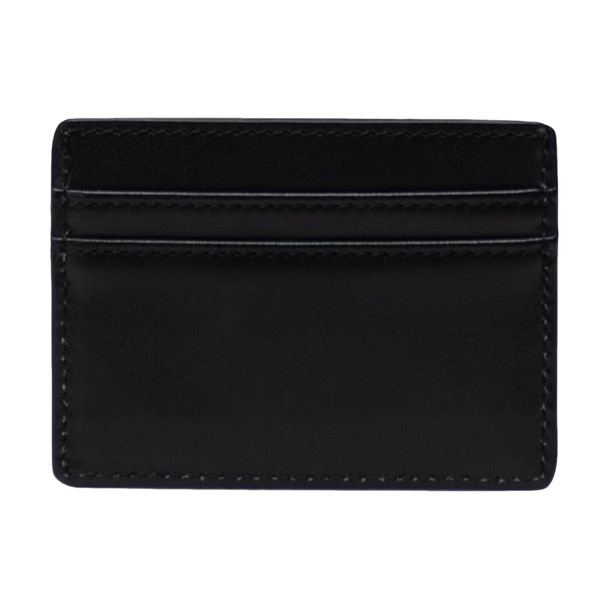 Herschel Charlie Cardholder Leather Black - Venue Skateboards