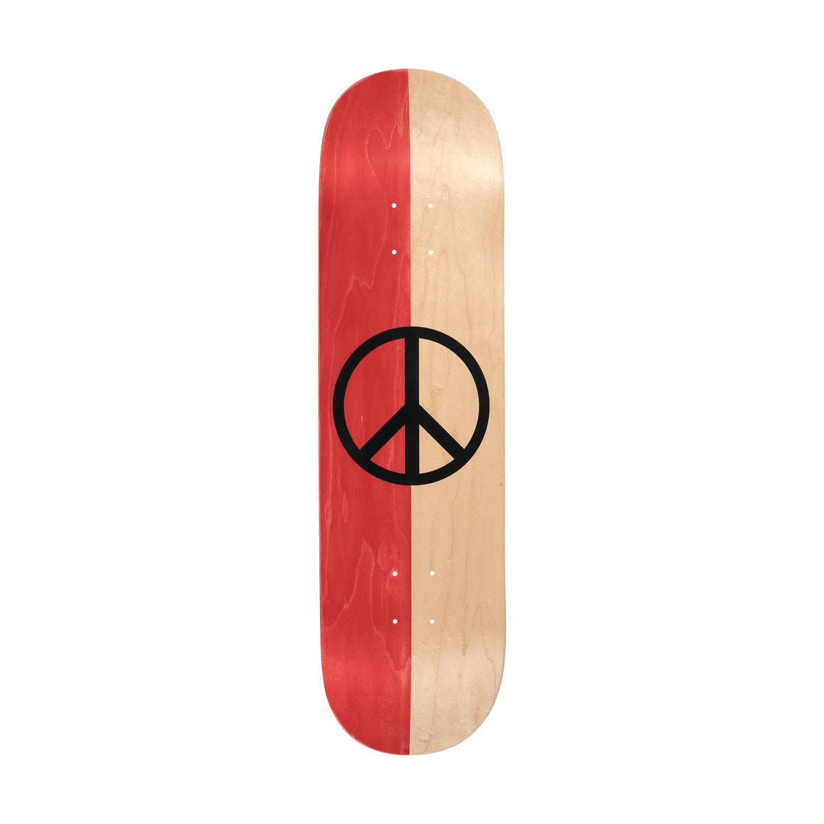 Violet Skateboards Split Peace Red/Natural Deck 8.0 - Venue Skateboards