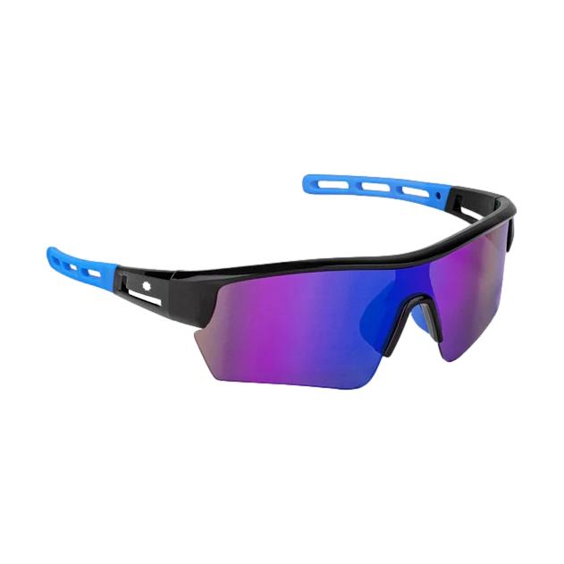 Glassy Waco Black/Blue/Blue/Mirror Sunglasses - Venue Skateboards