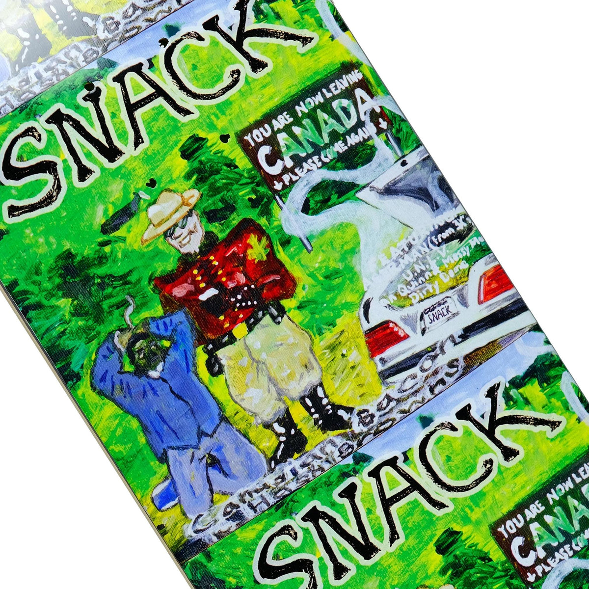 Snack May Canadian Bacon &amp; Hash  Browns  8.25&quot; Deck - Venue Skateboards - Venue Skateboards