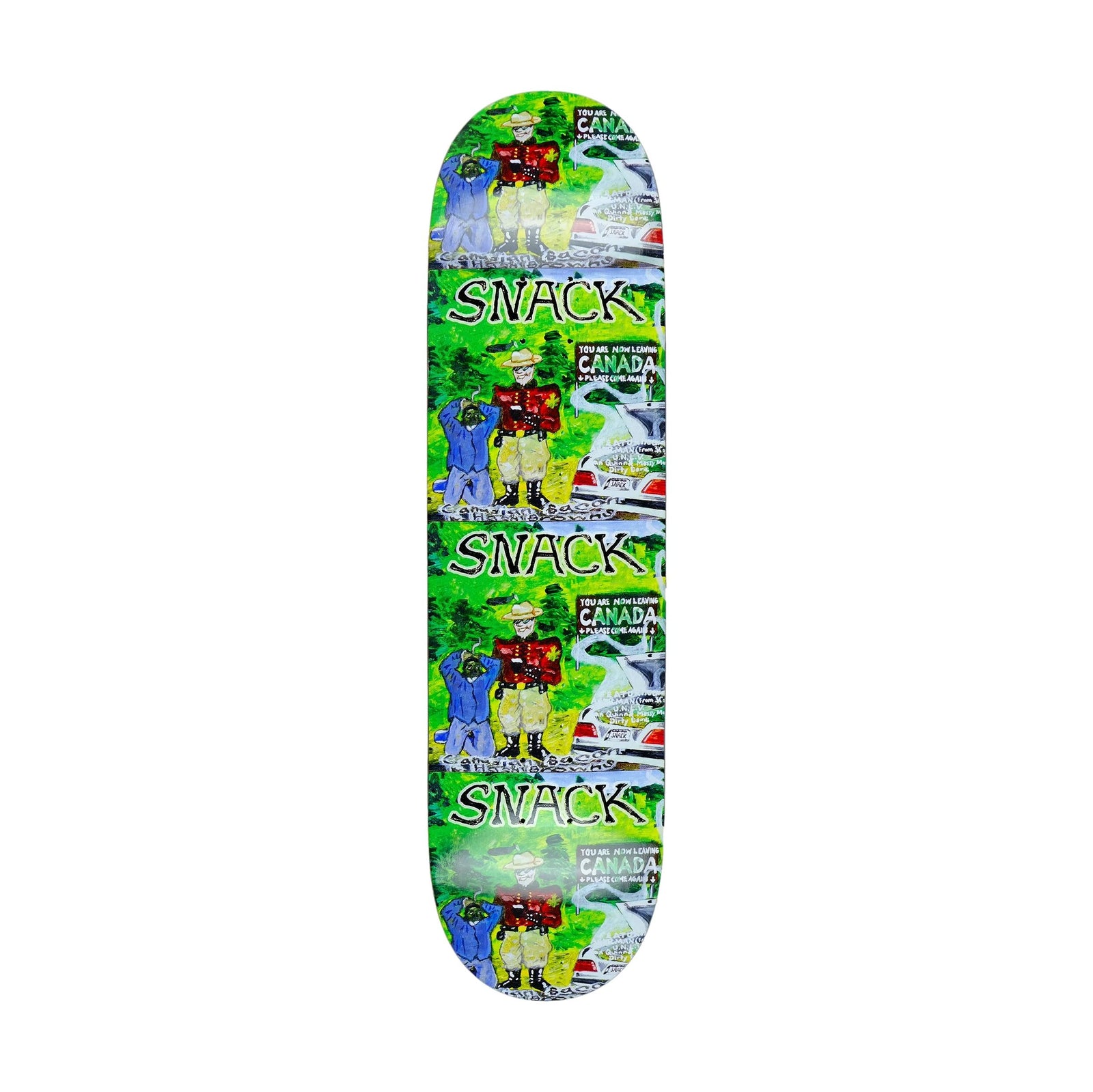 Snack May Canadian Bacon & Hash  Browns  8.25" Deck - Venue Skateboards
