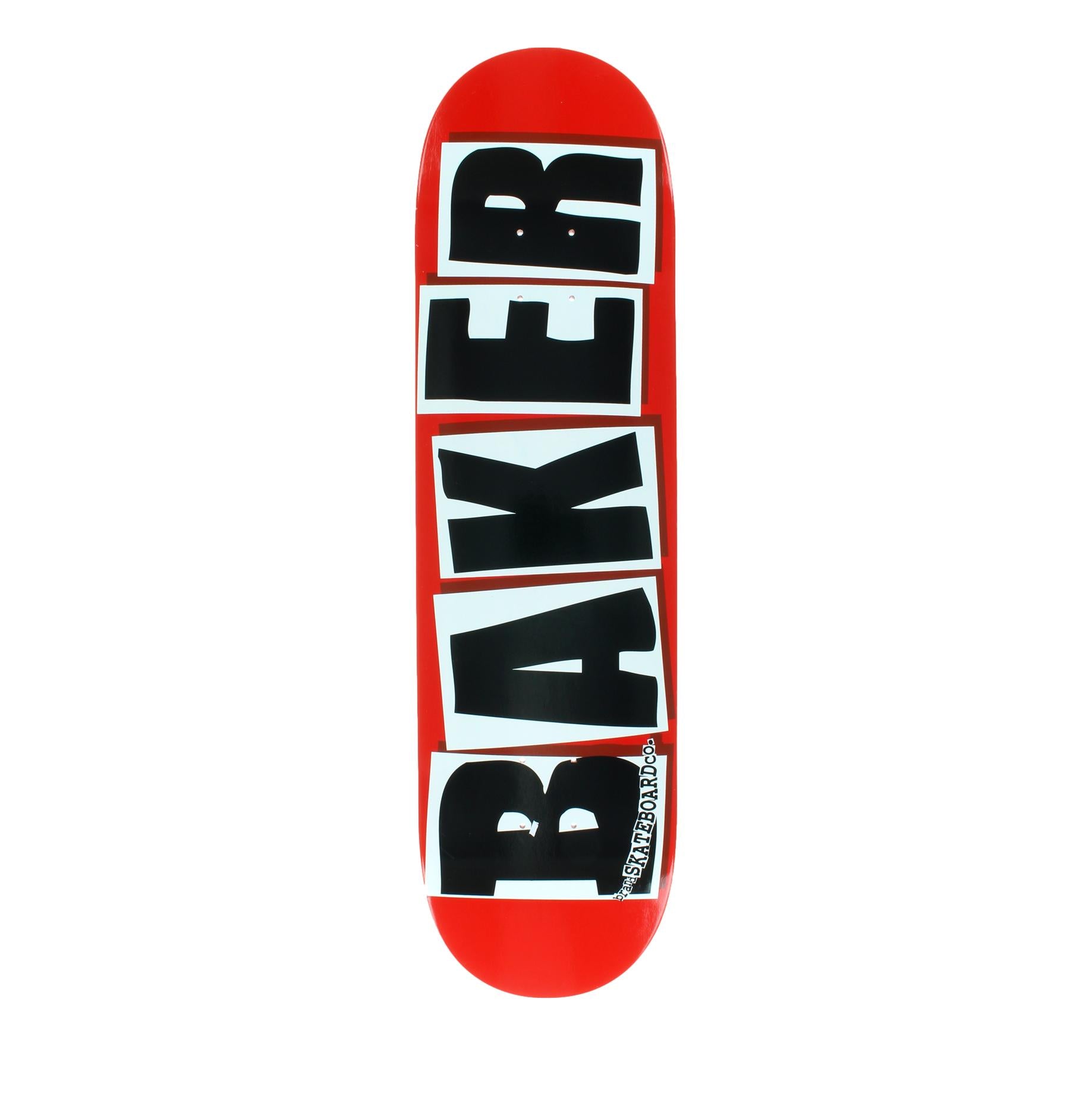 Baker Brand Logo Deck Red/Black 8.38 - Venue Skateboards