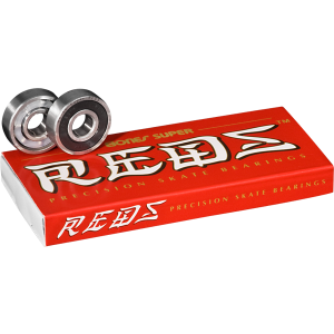Bones Super Reds Bearings (Set of 8) - Venue Skateboards
