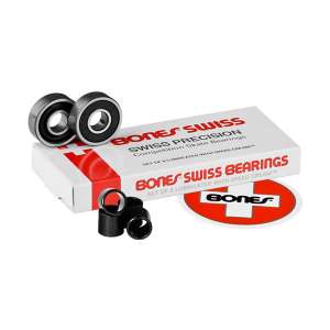 Bones Swiss Bearings (Set of 8) - Venue Skateboards