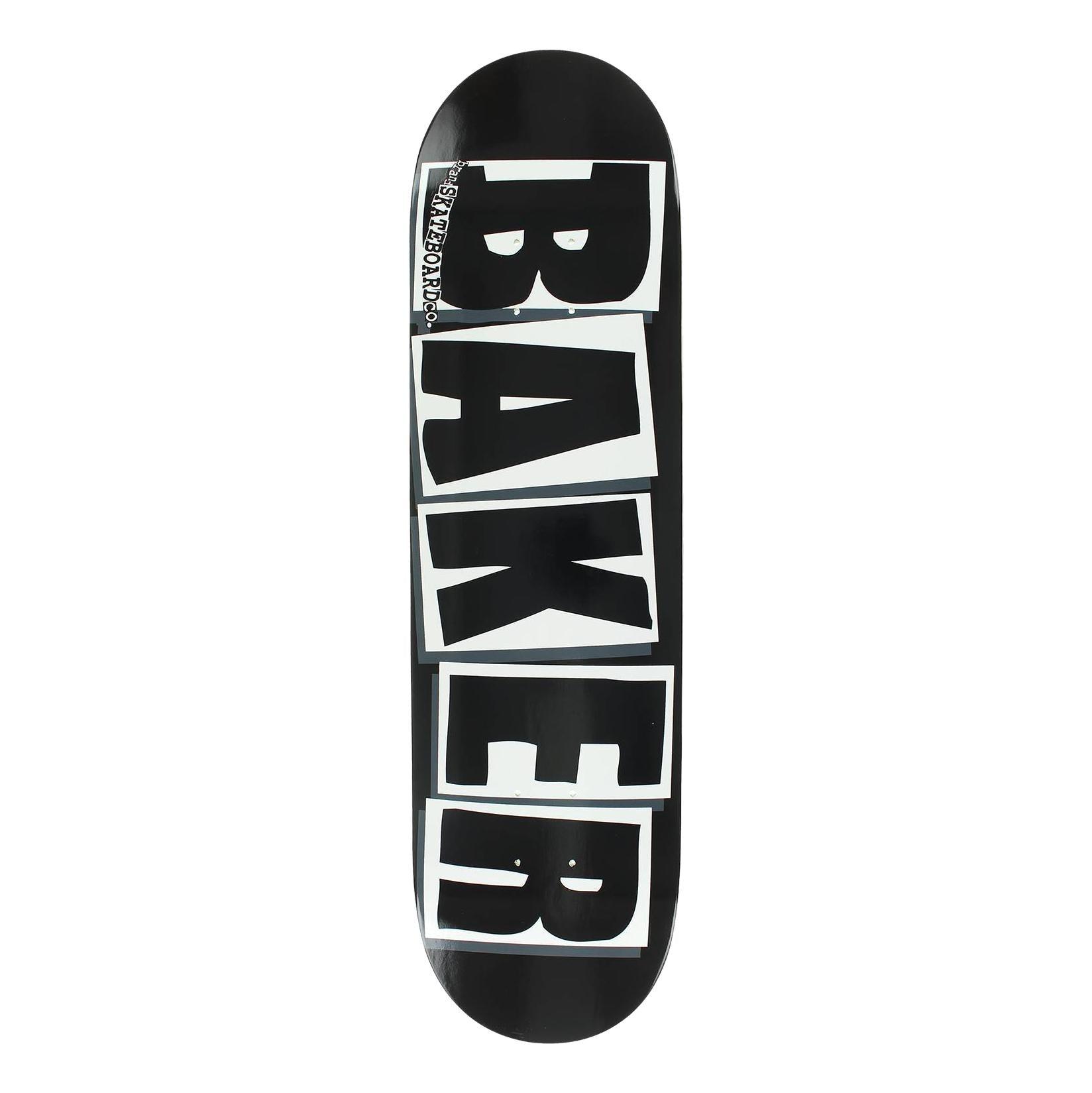 Baker Brand Logo Deck Blk/White 8