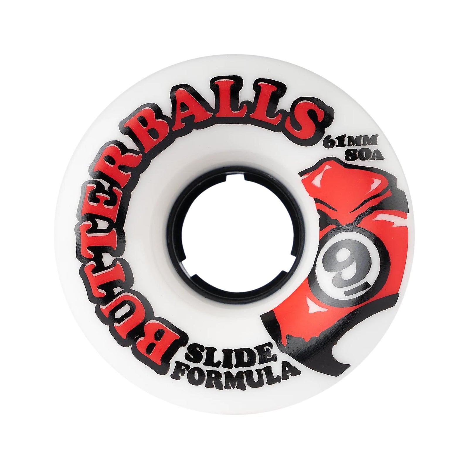 Sector 9 Slide Butterballs 61mm White - Venue Skateboards