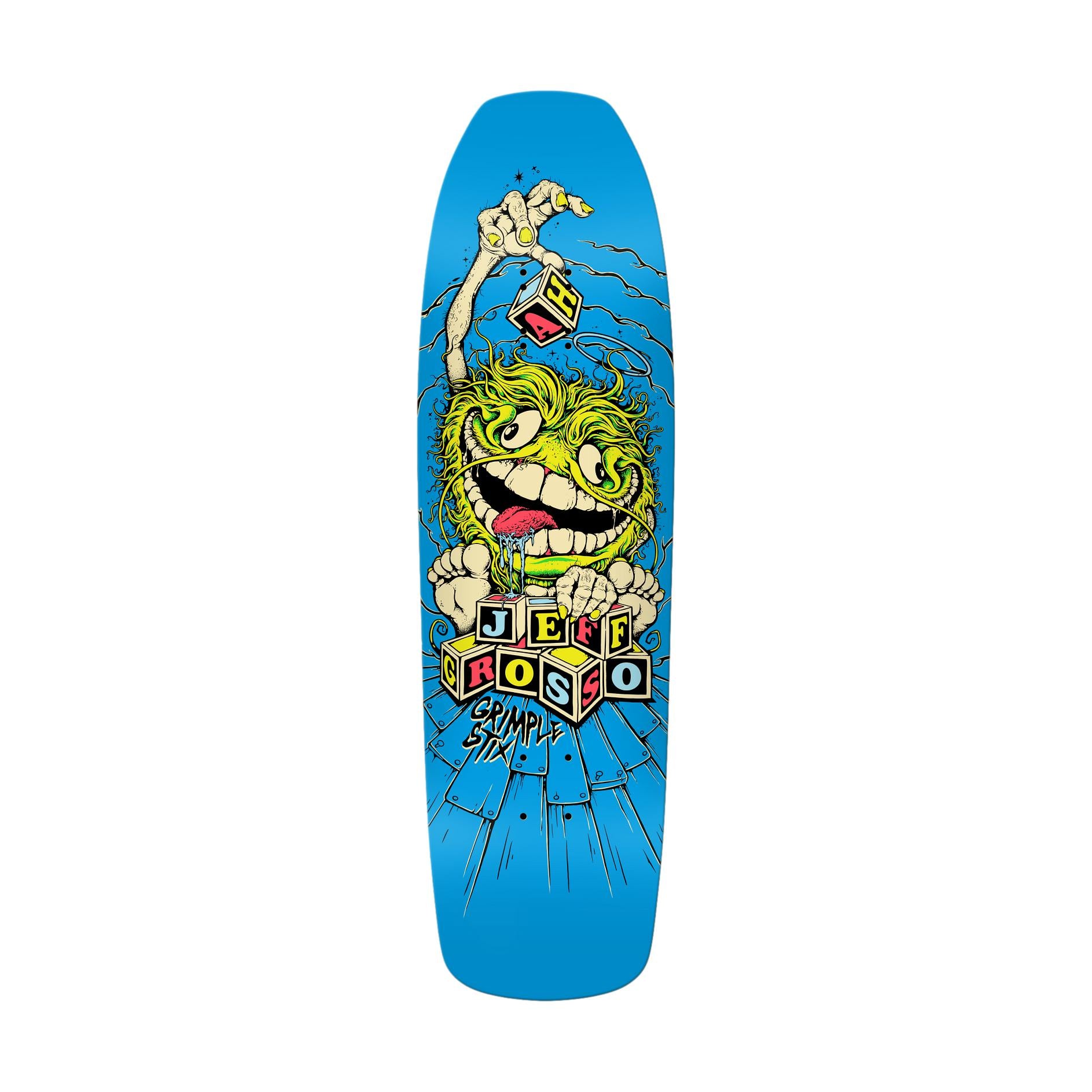 Anti Hero Grosso Grimple Stix Guest 9.25 Deck Blue - Venue Skateboards
