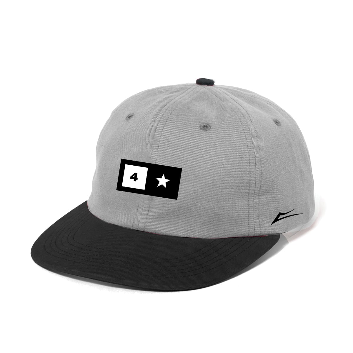 Lakai Bar Logo Polo Hat Grey/Black - Venue Skateboards