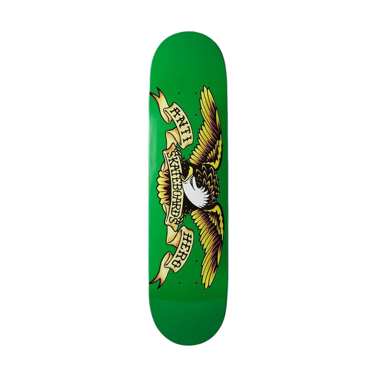 Anti Hero Classic Eagle Deck Light Green 7.8