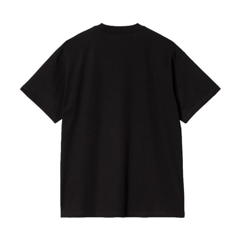 Carhartt WIP Pixel Flower T-Shirt Black - Venue Skateboards