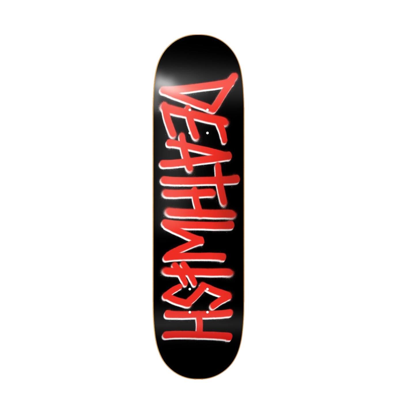 Deathwish Deathspray Blk/Red 8.38 Deck - Venue Skateboards
