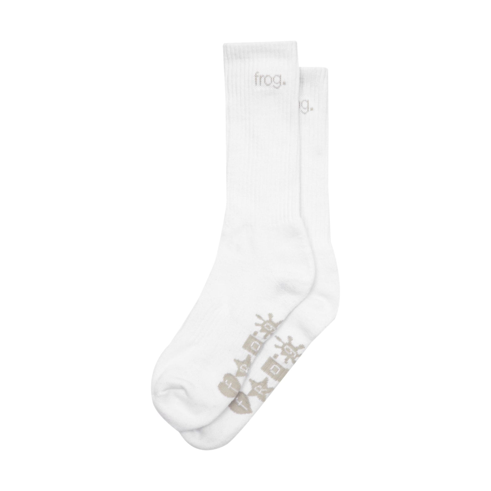 Frog Socks White - Venue Skateboards