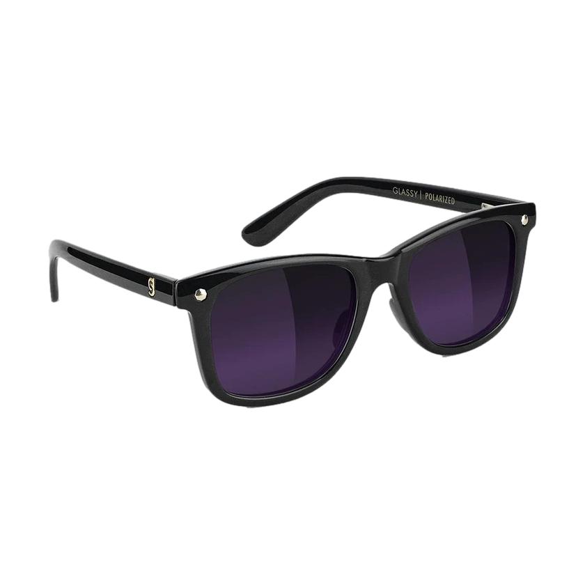 Glassy Mikemo Premium Polarized Black/Purple Smoke - Venue Skateboards