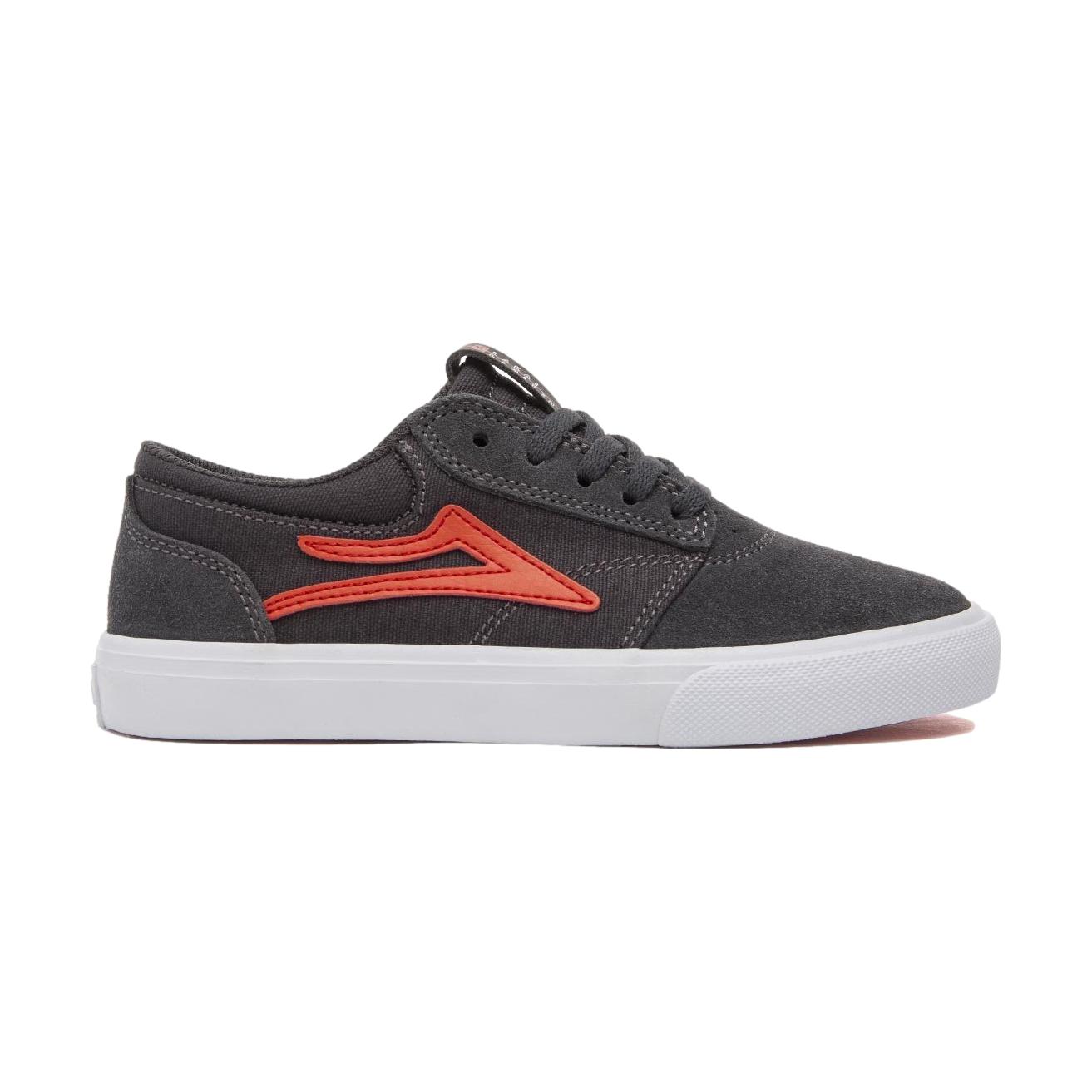 Lakai Kids Griffin Charcoal Suede - Venue Skateboards