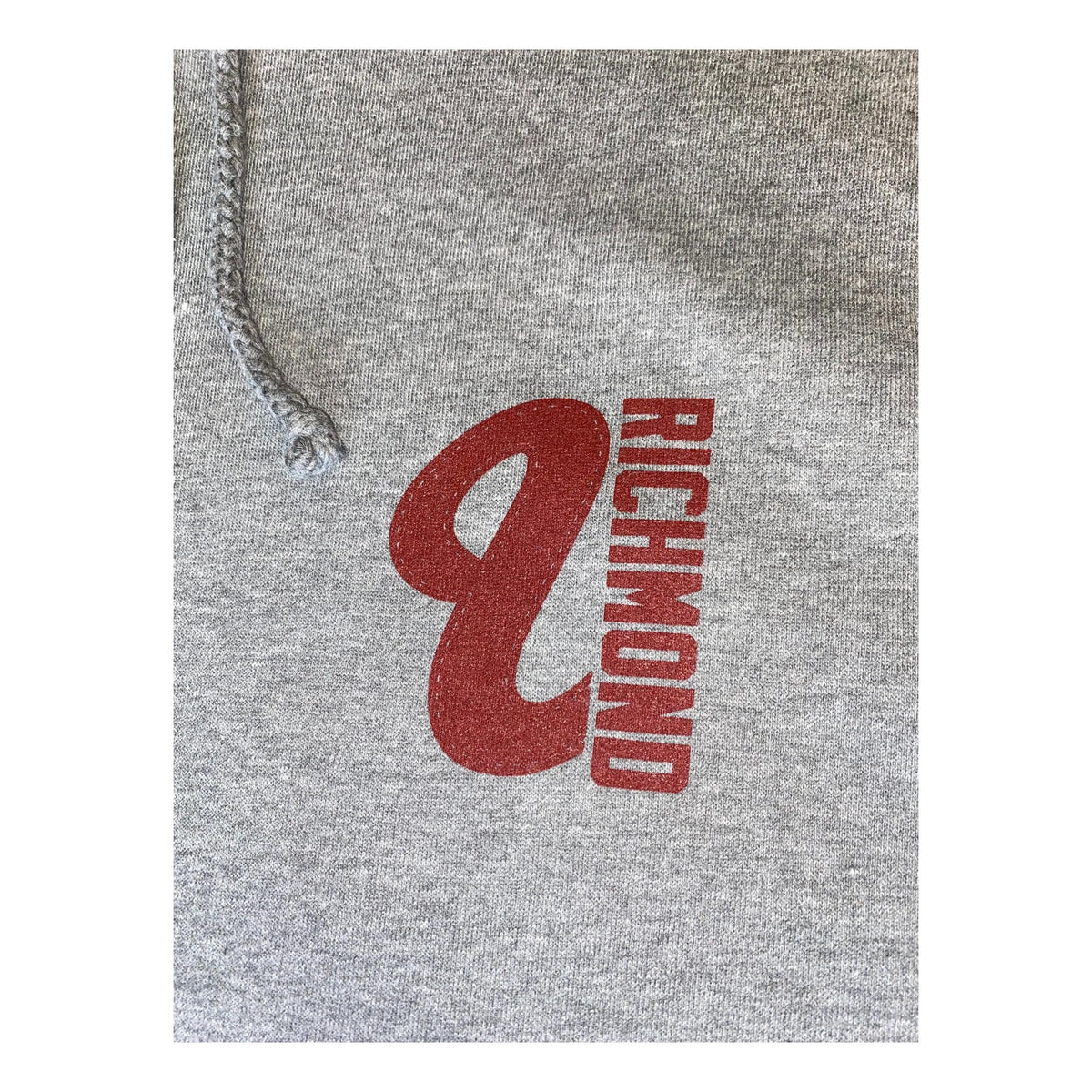 Venue Heavy Hooded Sweatshirt Grey w/Red