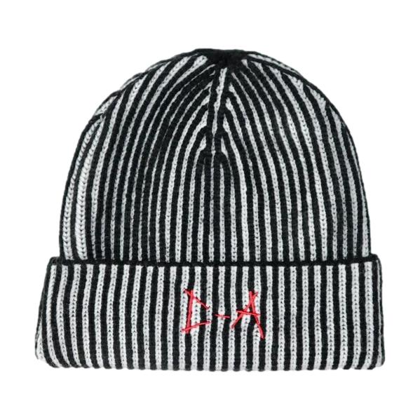 Cherry Amour &quot;Melting 8 Ball&quot; Beanie Black/White