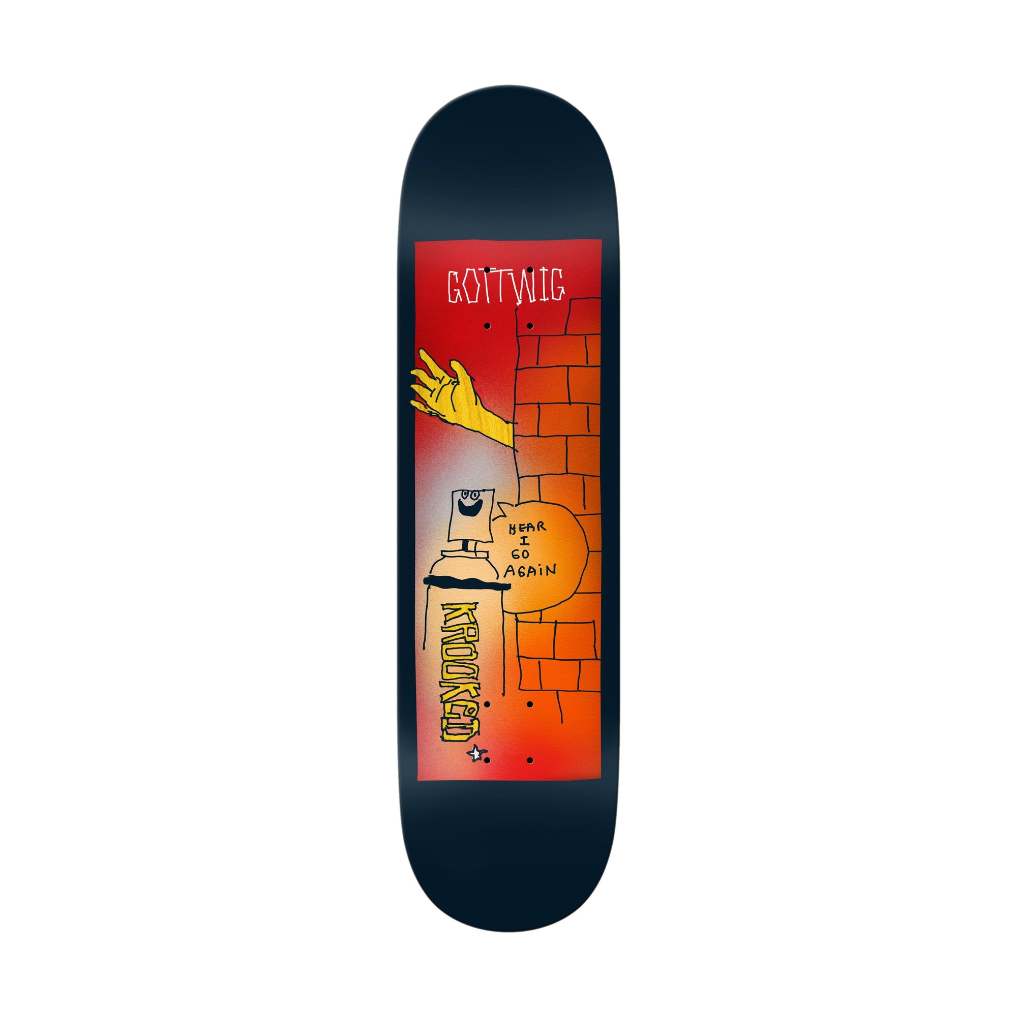 Krooked Gottwig Aerosal 8.25" Deck - Venue Skateboards