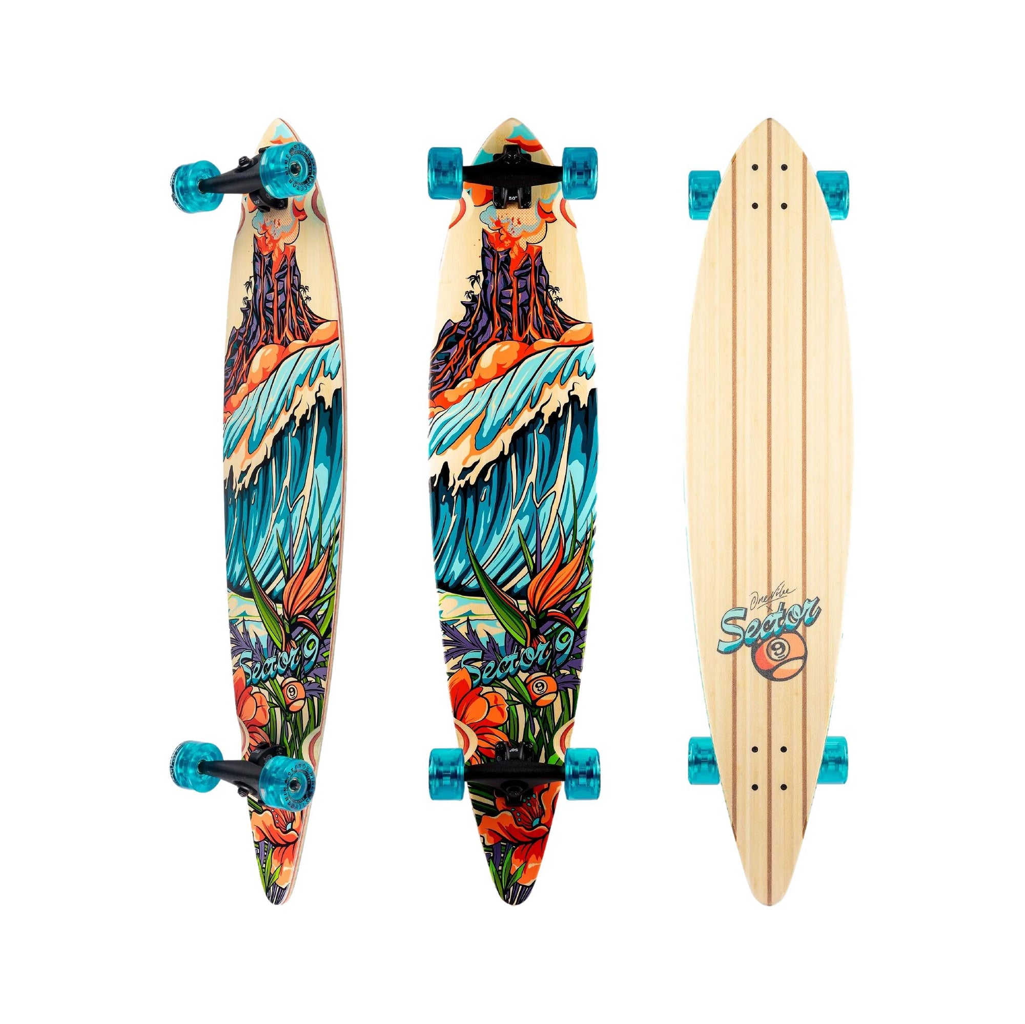 Globe Byron Bay 43 Bamboo Hibiskus complète longboard - Coronation Berlin Globe Byron Bay 43 Bamboo Hibiskus complète longboard - Coronation Berlin