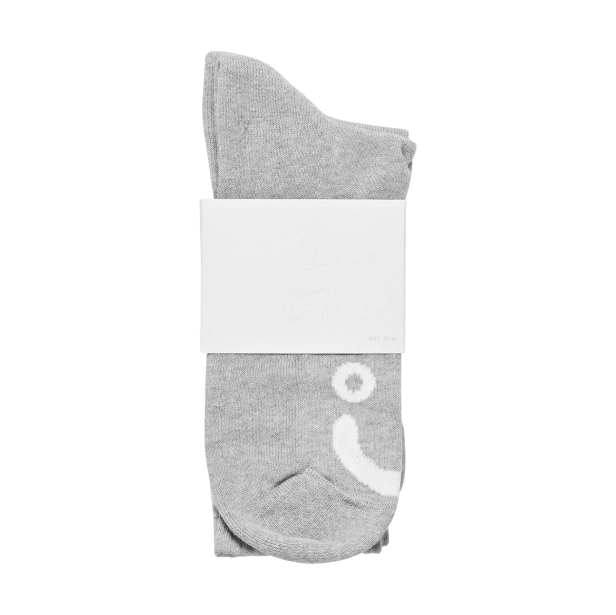 Polar Happy Sad Socks Heather Grey