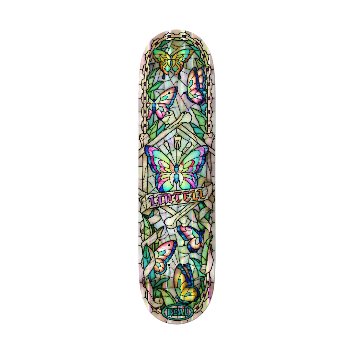 Real Lintell Foil Cathedral 8.25&quot; Deck - Venue Skateboards