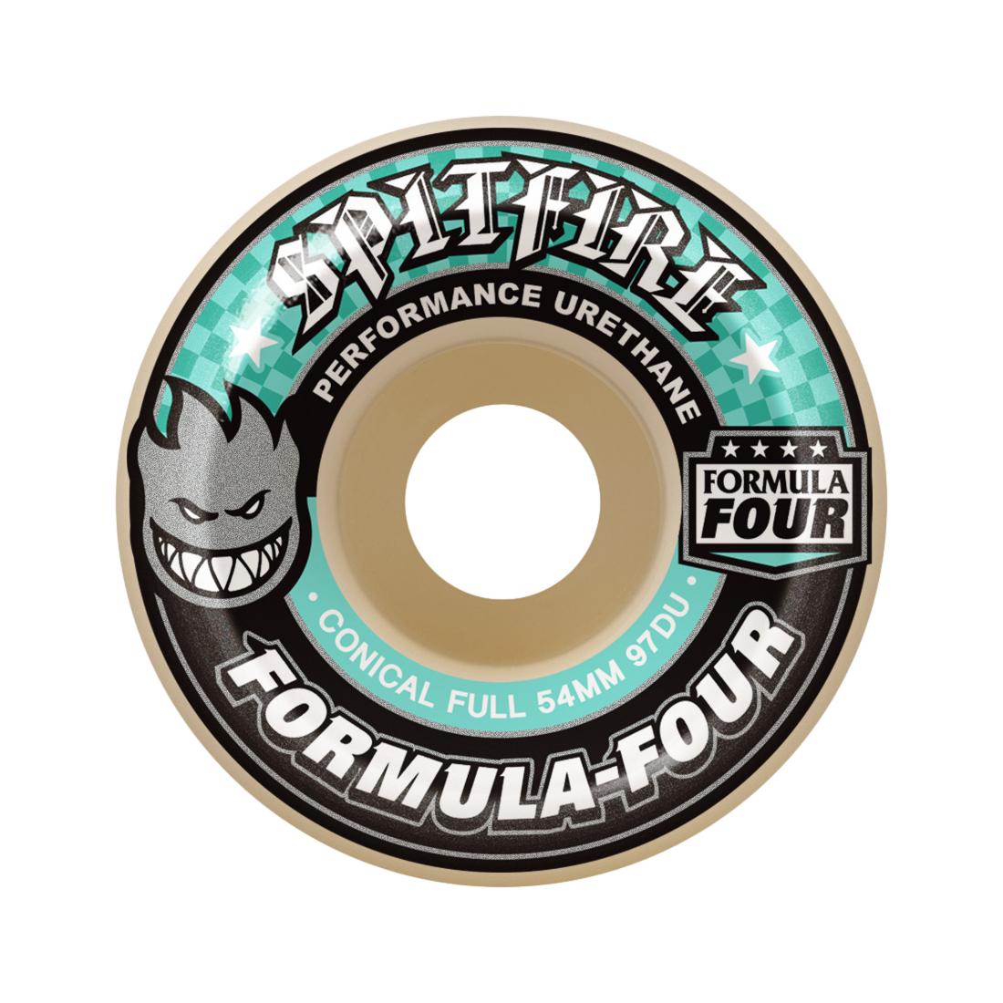 Spitfire F4 97a Conical Full 58mm Natural - Venue Skateboards