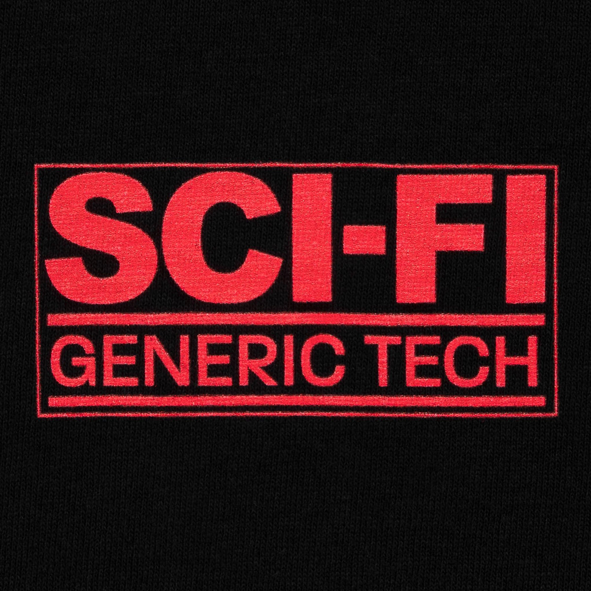 Sci-Fi Fantasy Generic Tech T-Shirt Black - Venue Skateboards
